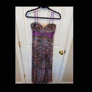 BCBG MaxAzria Removable Straps Long Gown